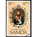 Samoa 1981 Royal Wedding 32s Used Stamp