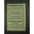 1908 Guaranty Trust Company of New York Ad - Cash