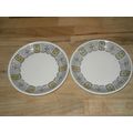 Two Retro Black & Yellow Biltons Ironstone Side...