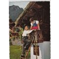 Children In traditional Costume Germany Postcar...