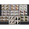 Zaire Birds 10v Blocks of 4 1982 MNH SG#1133-11...