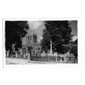 Crediton Church, Devon, RP Postcard.
