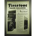 1931 Firestone Truck Balloons Tire Ad - Prompt ...
