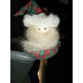Christmas Holiday Santa Clothes Pin Ornament