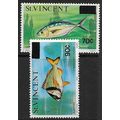 1976 SG 485/486 - MNH (**) - FISH