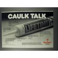1986 Red Devil Lifetime Caulk Ad - Caulk Talk