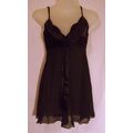 Vintage Victoria's Secret Sheer Black Nightgown...