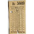Manchester Corporation Transport 1d ticket