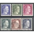 Germany 1941 - SG783-88 - Hitler Heads x 6 - us...