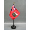 Province of Manitoba Mini 4"x6" Desk Stick Flag...