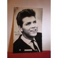A YOUNG CLIFF RICHARD. SINGER PRINTED SIGNED PH...