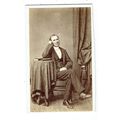 Victorian cdv photo man seated legs crossed Cro...