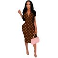 WOMEN SPLIT NECK TANK DRESS
