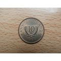 Uganda 1966 10 Cents Coin